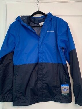 Columbia Bright Indigo and Black Youth Hikebound Jacket